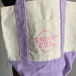 Purple Trader Joe’s Mini Tote Bag